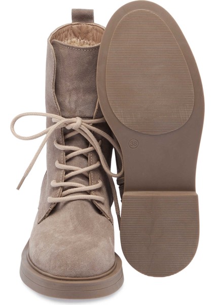 Bej Hakiki Deri Kadın Casual Bot - K24K1BT67615-T86 fırsatları