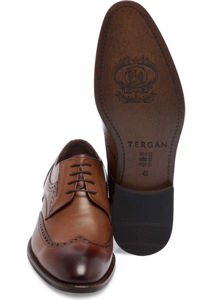 Kahverengi Hakiki Deri Erkek Klasik Ayakkabı - E24I1AY56779-N2U fırsatları