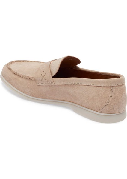 Bej Hakiki Süet Deri Erkek Loafer - E24I1AY56788-B79 fiyatları