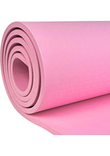Çift Çizgili 8mm Kalın Tpe Yoga ve Pilates Matı | Kaymaz, Konforlu, Ekstra Kalın Spor Matı