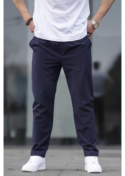 Lacivert Düz Paça Erkek Pantolon 6530 fiyatları
