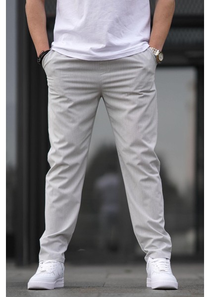 Gri Düz Paça Erkek Pantolon 6530 fiyatları