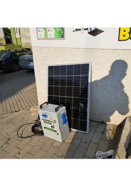 Wolnur 800 Watt Taşınabilir Güneş Enerjili 12V Buzdolabı Tv Aydinlatma Paketi