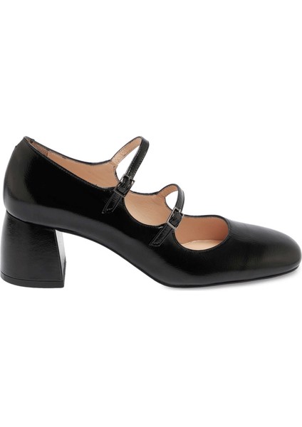 Siyah Hakiki Deri Kadın Topuklu Ayakkabı - K24S1AY67608-A07 modelleri