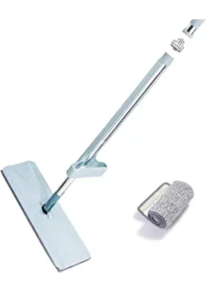 Kendinden Sıkmalı Katlanır Mop Seti Mikrofiber Yedek Bez Hediyeli fırsatları