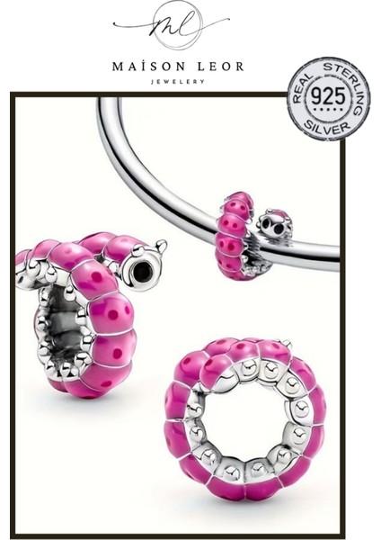 Sevimli Sarmal Tırtıl Charm