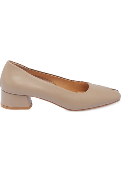 Vizon Hakiki Deri Kadın Topuklu Ayakkabı - K24S1AY67707-N98 modelleri