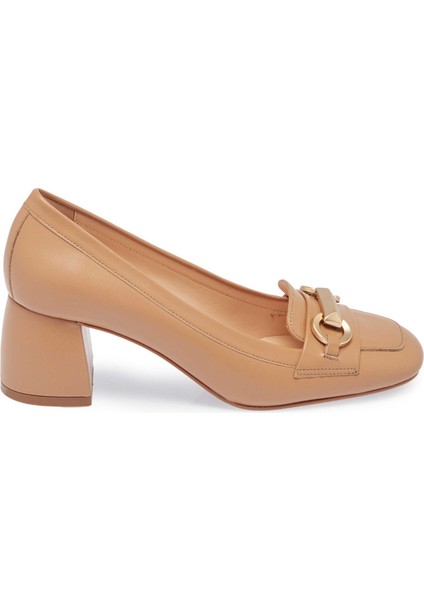 Nude Hakiki Deri Kadın Topuklu Ayakkabı - K24S1AY67607-Q9J modelleri