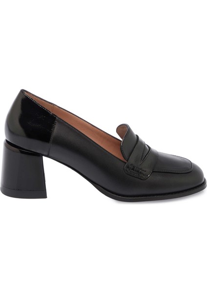Siyah Hakiki Deri Kadın Topuklu Ayakkabı - K24S1AY67706-A23 modelleri