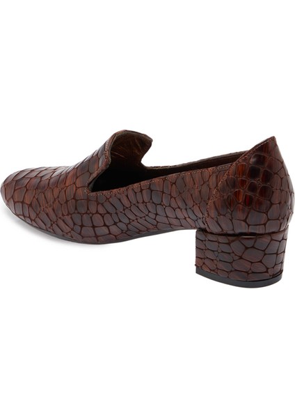 Kahve Hakiki Deri Kadın Topuklu Ayakkabı - K24S1AY67543-U3Z fiyatları