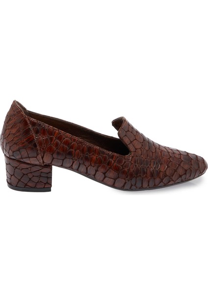Kahve Hakiki Deri Kadın Topuklu Ayakkabı - K24S1AY67543-U3Z modelleri
