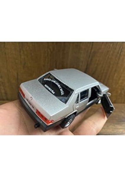 Gri Doğan Şahin Metal Çek Bırak Oyuncak Araba Tofaş Şahin Model Araç Kapıları Açılır Metal Tofaş modelleri