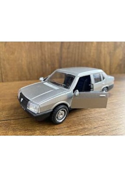 Gri Doğan Şahin Metal Çek Bırak Oyuncak Araba Tofaş Şahin Model Araç Kapıları Açılır Metal Tofaş fırsatları