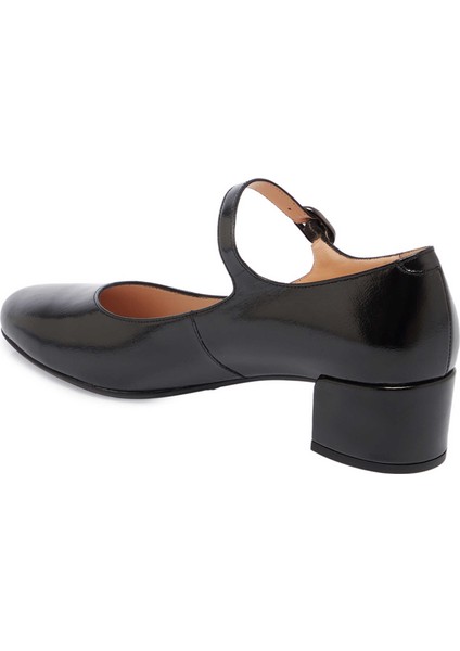 Siyah Hakiki Rugan Deri Kadın Topuklu Ayakkabı - K24S1AY67600-A07 fiyatları