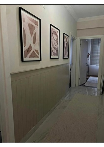 (102X45CM)MDF Cnc Işlemeli Dekoratif Boyanabilir Duvar Paneli (6mm) Düz indirimleri