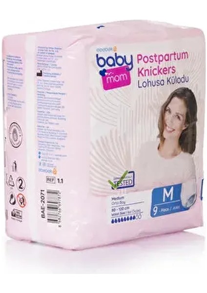 Emici Külot Orta Medium 9 Adet, Lohusa Emici Külot Doğum Sonrası Konforlu Hijyenik ve Sızdırmaz fiyatları