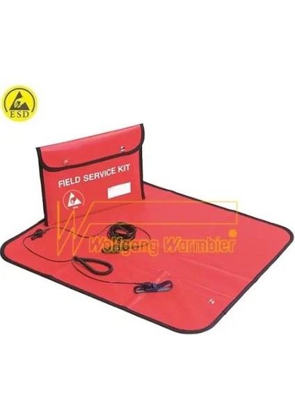 Antistatik Esd Saha Servis Kiti Seti Kırmızı 2400.700.KIT