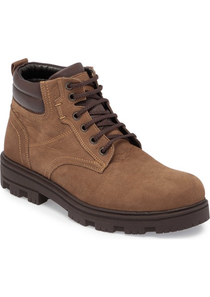 Kum Hakiki Nubuk Deri Erkek Casual Bot - E24K1BT57086-B21