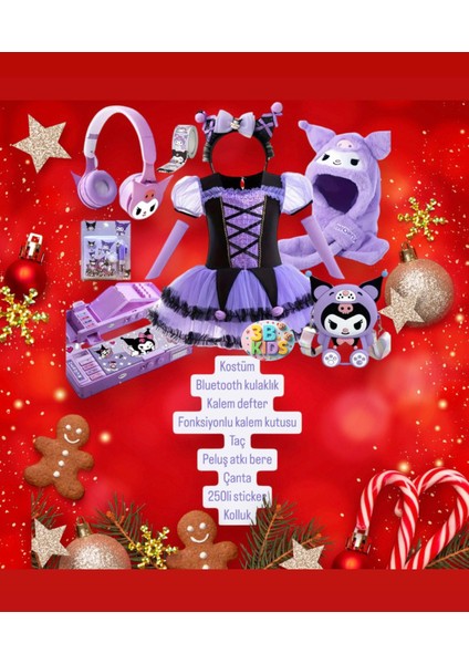 Kuromi Elbise Kuromi Bere Kuromi Kostüm Hediye Konsepti