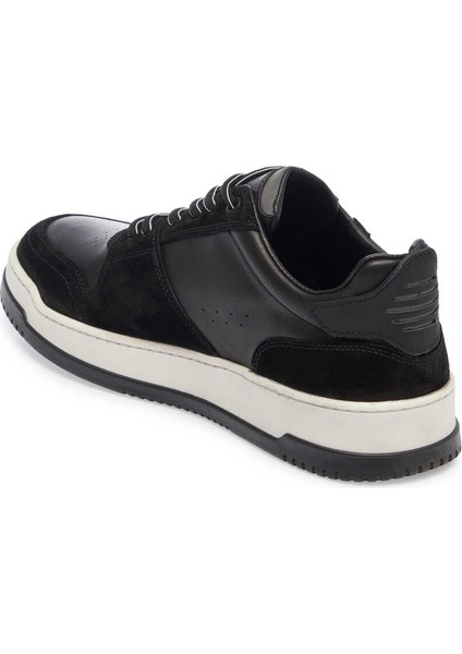 Siyah Hakiki Deri Erkek Sneaker - E24I1AY56692-W19 fiyatları
