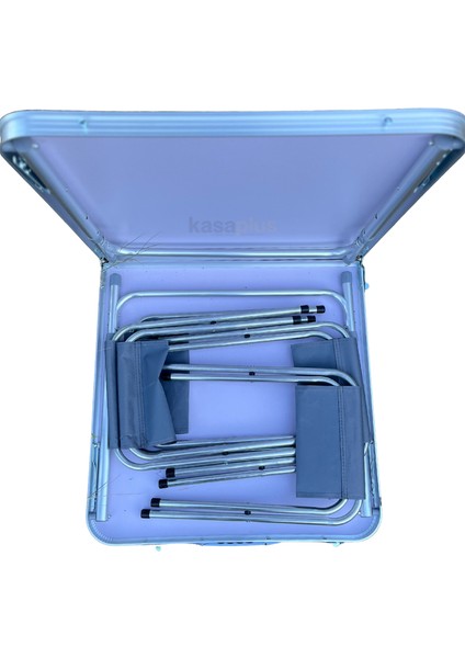 Camping 513CAMP0313 Antrasit Katlanır Masa Tabure Seti fiyatları