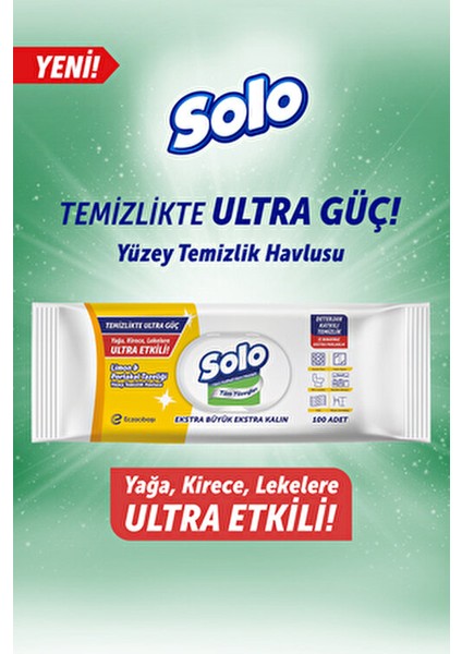 Temizlikte Ultra Güç Limon&portakal Tazeliği Yüzey Temizlik Havlusu 3'lü 300 Yaprak modelleri