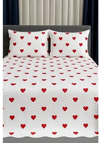 Çok Amaçlı Battaniye Çiçekli Desen ile Çift Kişilik Yatak Örtüsü Takımı 200x220 cm