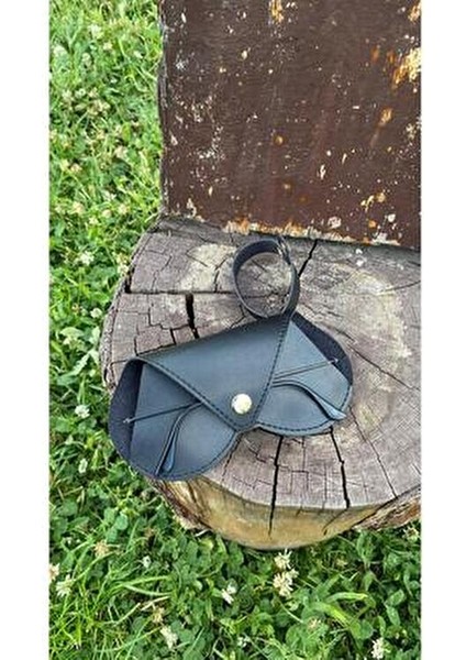 Asılabilir Gözlük Kılıfı Kalp Model ( Siyah )