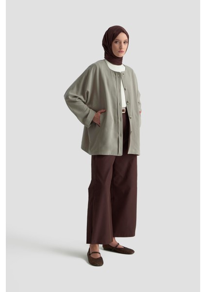 Yarasa Kol Ceket 25KD1107 Vizon modelleri