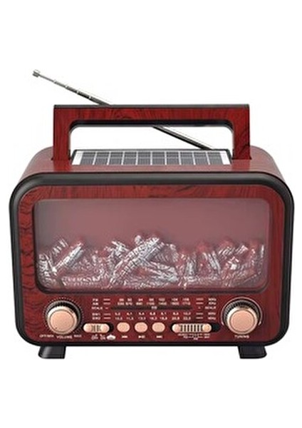 Everton RT-754 Solar Enerjili Şömine Görünümlü Bluethoot Radyo Müzik Çalar fırsatları