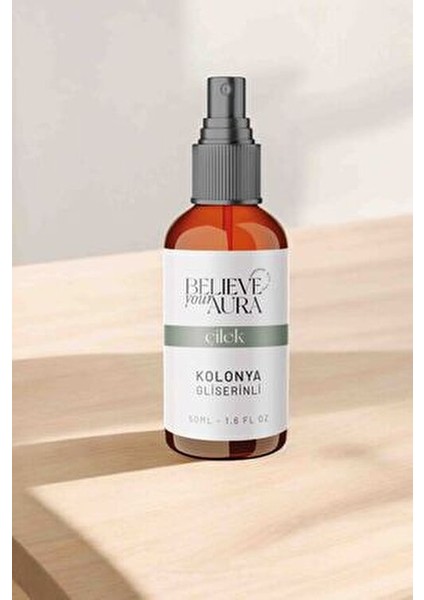 Bitkisel Gliserinli Doğal Çilek Kolonyası - 50 ml fiyatları