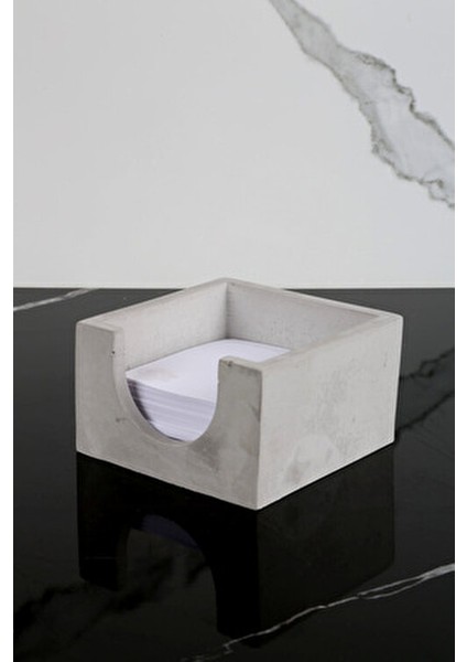 4 Parça Mermer Desenli Beton Ofis Seti Masaüstü Kalemlik Kartvizitlik Notluk modelleri