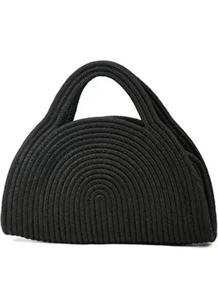 Mia Hasır Jüt Clutch Çanta