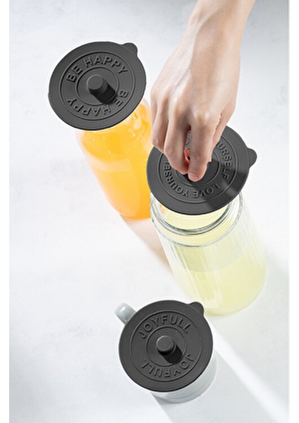 3 Adet Silikon Isı Koruyucu Bardak Kapağı Antrasit modelleri