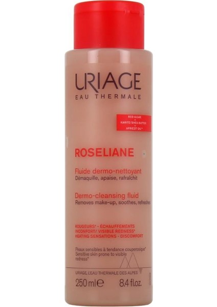 Uriage Roseliane Fluide Dermo- Nettoyant Cleansing 250 ml