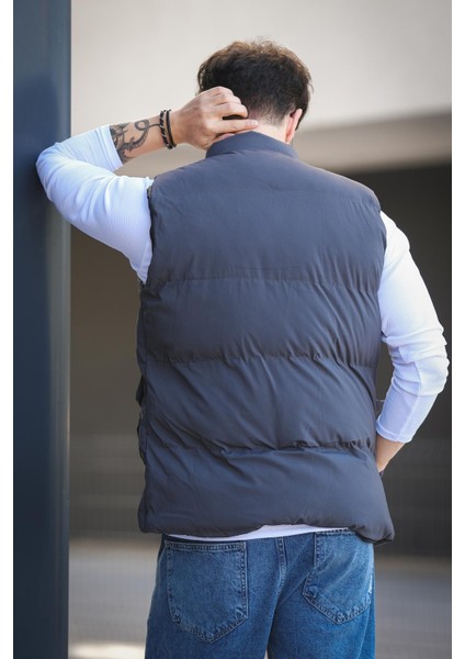 Octave Suya Dayanıklı Kapaklı Cepli Etiket Detaylı Dik Yaka Erkek Şişme Yelek fırsatları