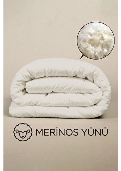 Çift Kişilik Kuzu Yünü %100 Doğal Yorgan | Özel Çantalı Organik Merinos Yün Yorgan