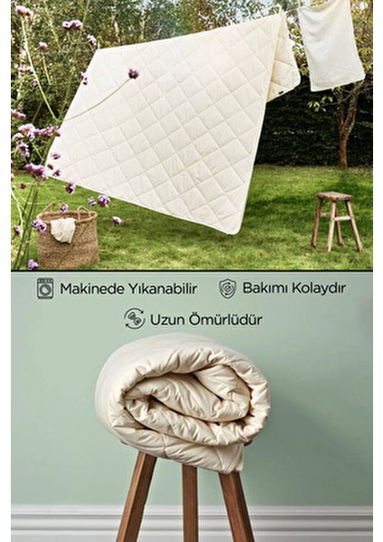 Çift Kişilik Kuzu Yünü %100 Doğal Yorgan | Özel Çantalı Organik Merinos Yün Yorgan fırsatları