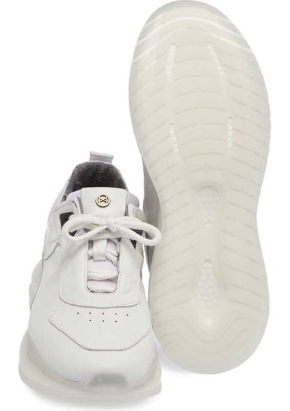 Beyaz Hakiki Deri Erkek Sneaker - E24I1AY56802-A26 fırsatları