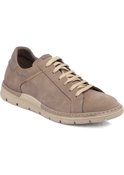 Vizon Hakiki Nubuk Deri Erkek Sneaker - E24I1AY56777-A65