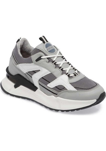 Gri Hakiki Deri Erkek Sneaker - E24I1AY56803-I8H