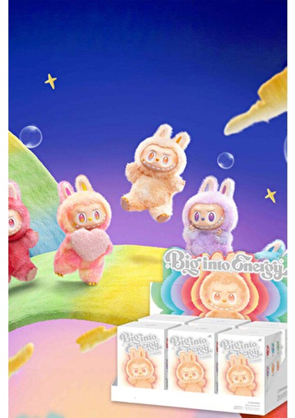 Labubu Oyuncak Süpriz Labubu Anahtarlık Model Labubu Bebek Blind Box Labubu Big Into Energy 1 Adet