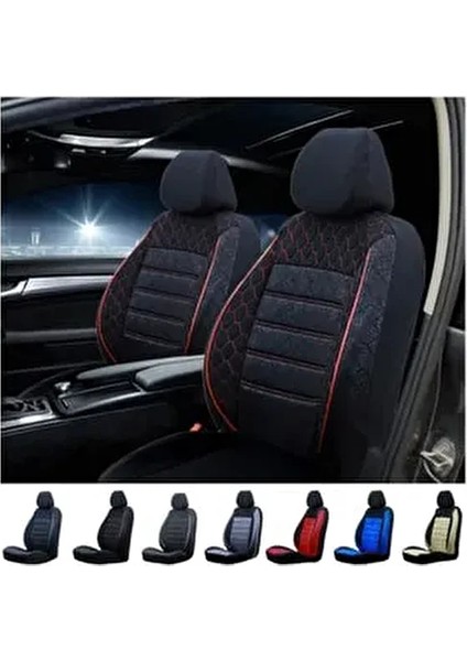 Fiat Palio Oto Koltuk Kilifi Gof Siyah Kumaş Kolay Temizlenebilir ve Şık Görünüm