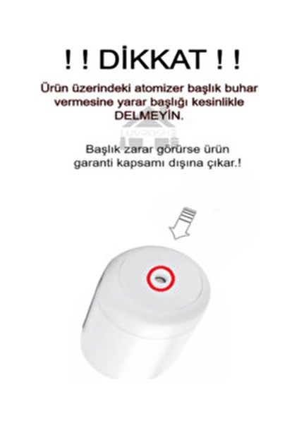 H2O Şarjlı Humidifier 300 ml Ultrasonik Hava Nemlendirici Buhar Makinesi ve Aroma Difüzörü H2O fırsatları