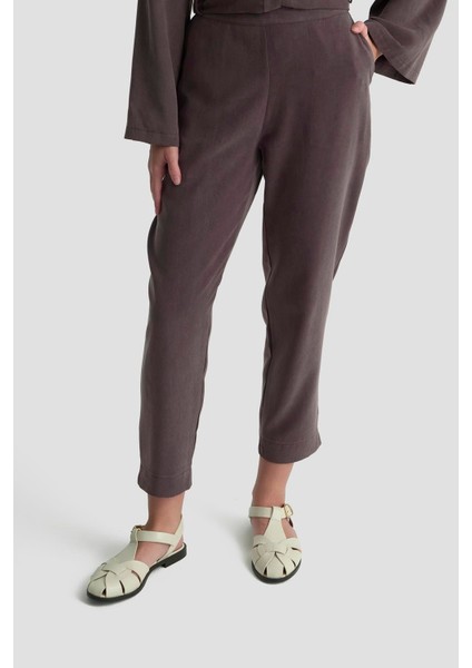 Kemerli Lyocell Takım 25KD1104 Acı Kahve indirimleri