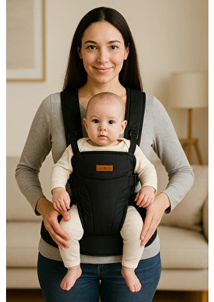 Comfort Bel Destekli Ergonomik Kanguru Siyah Bebek Taşıma Çantası Ana Kucağı Anakucağı Baby Sling fiyatları