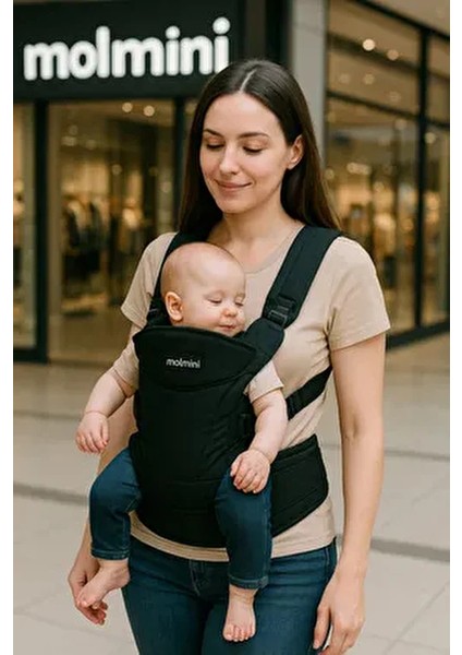 Comfort Bel Destekli Ergonomik Kanguru Siyah Bebek Taşıma Çantası Ana Kucağı Anakucağı Baby Sling fırsatları