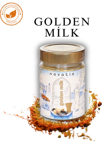 Golden Milk 80 gr - Zerdeçallı Toz Bitki Harmanı