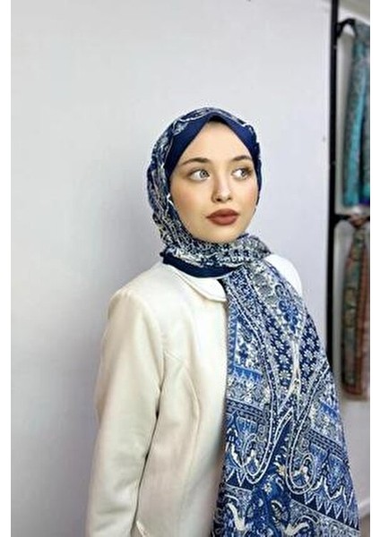 Retro Desenli Pamuk Soft Şal PS81 fiyatları