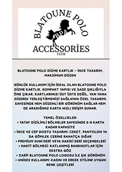 Unisex Suni Deri Ince Model Kağıt Para Bölmeli Kredi Kartı ve Kartvizitlik Kartlık